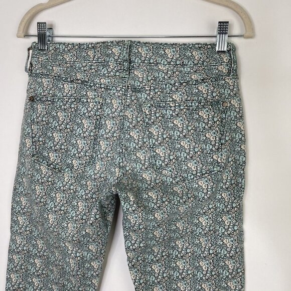 Anthropologie Pilcro Floral Skinny Crop Jeans Womens Size 26 - Picture 5 of 10